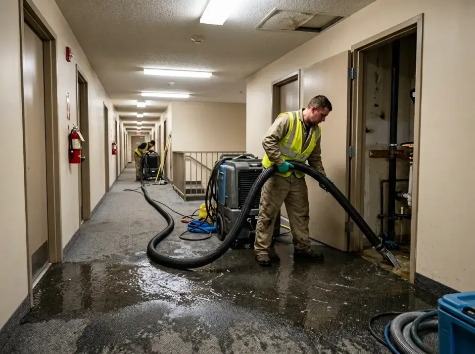 multi-unit-apartment-hallway-f-005 — frequently asked questions, Emergency Burst Pipe Water Extraction & Removal in South Fu…